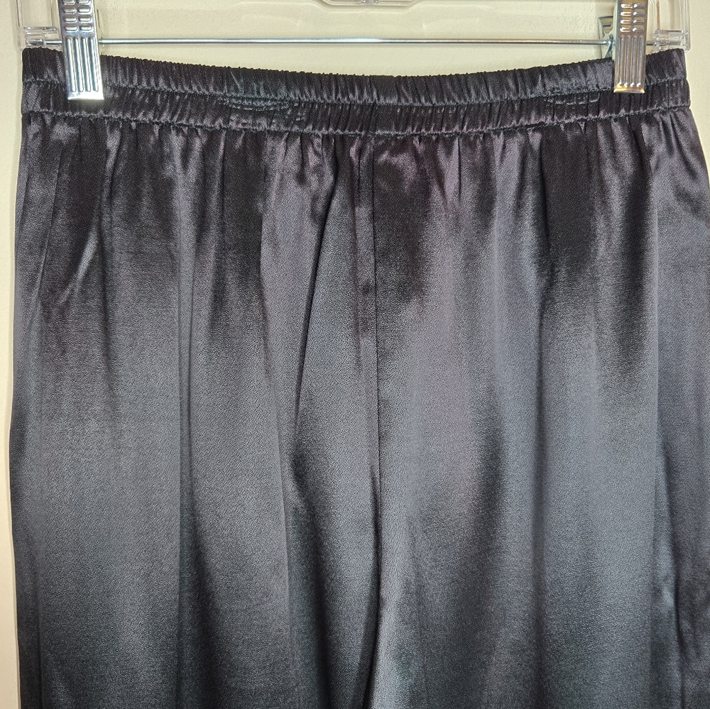 R & M RICHARDS BY KAREN WONG Vintage Satiny Flowy Elastic Waist Pant - Picture 7 of 8